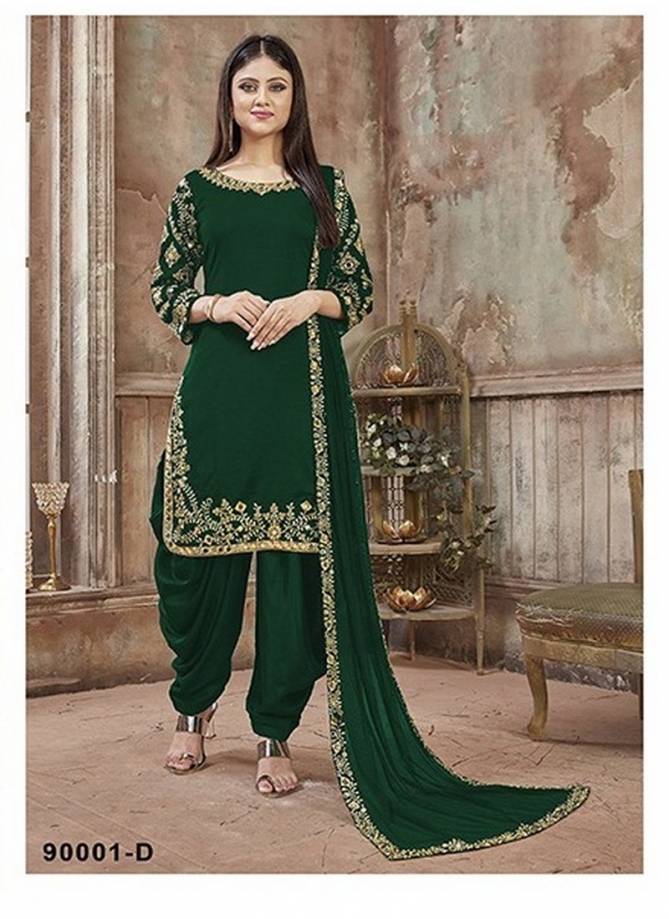 Twisha 90001 Heavy Faux Georgette With Embroidery Cording Real Mirror and Fancy Diamond Work Salwar Kameez Collection
